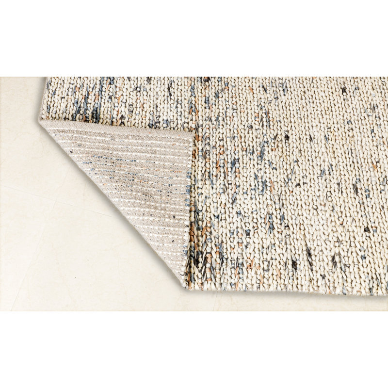 Tufty Home Handmade Flatweave Jute/Sisal Bleach/Gray Rug Wayfair